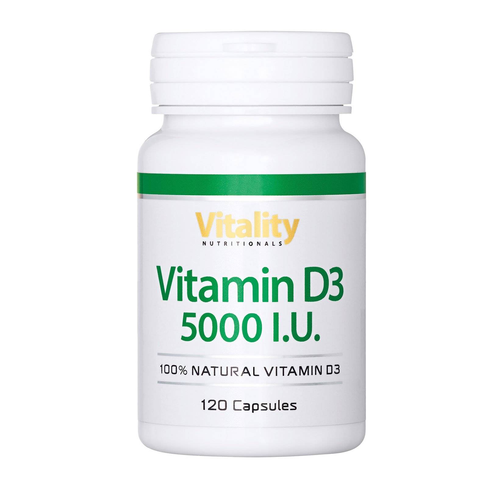 Vitamin D3 5000 IE - 120 Capsules