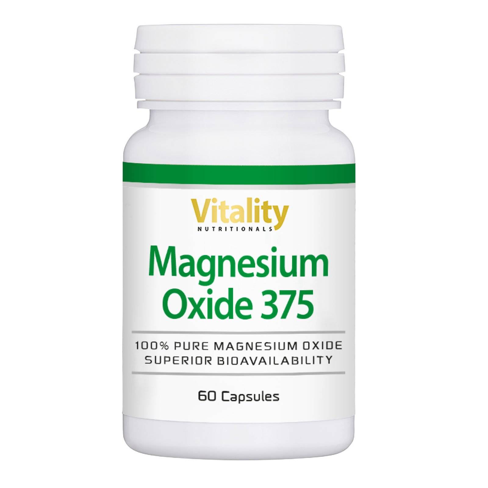 Magnesium Oxide 375 - 60 Capsules