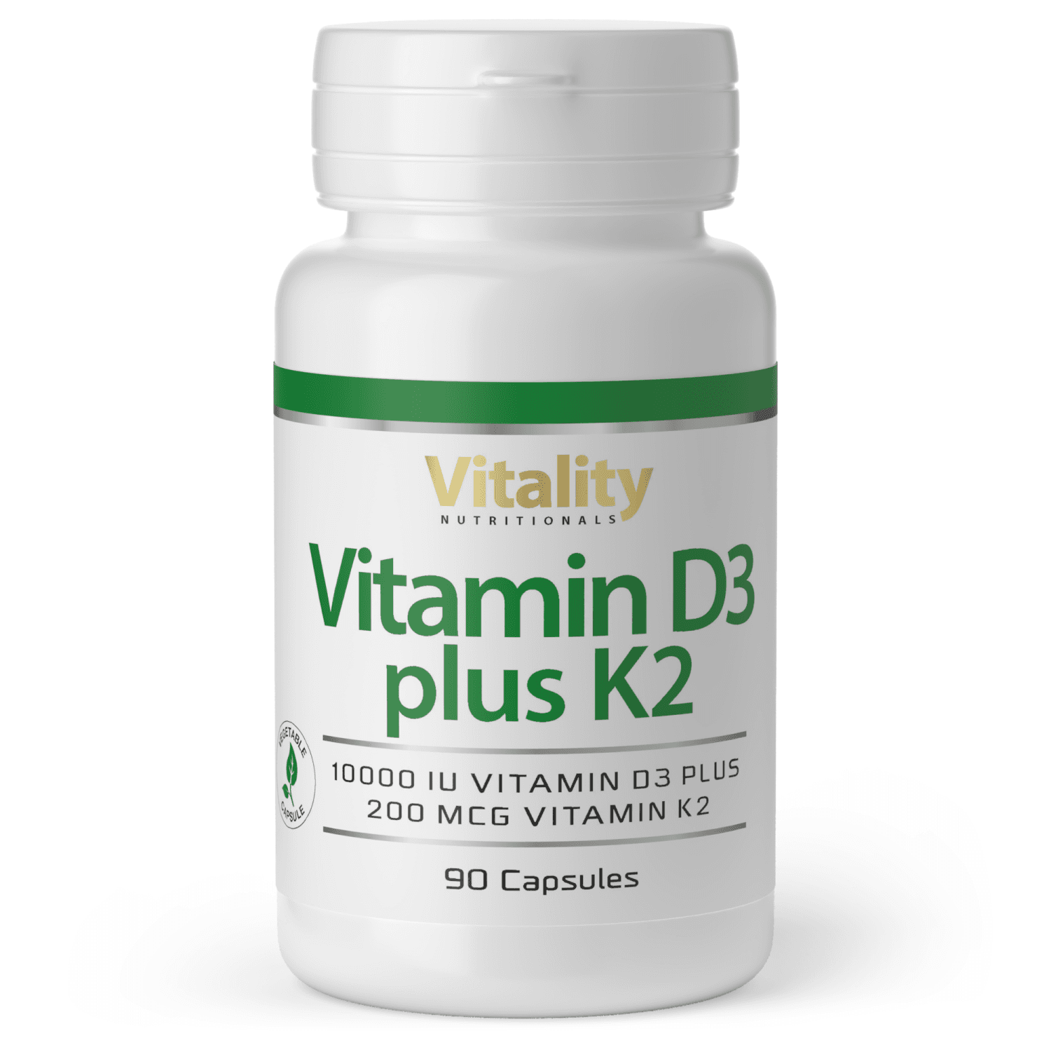 Vitamin D3 10000 plus K2 200 - 90 capsules