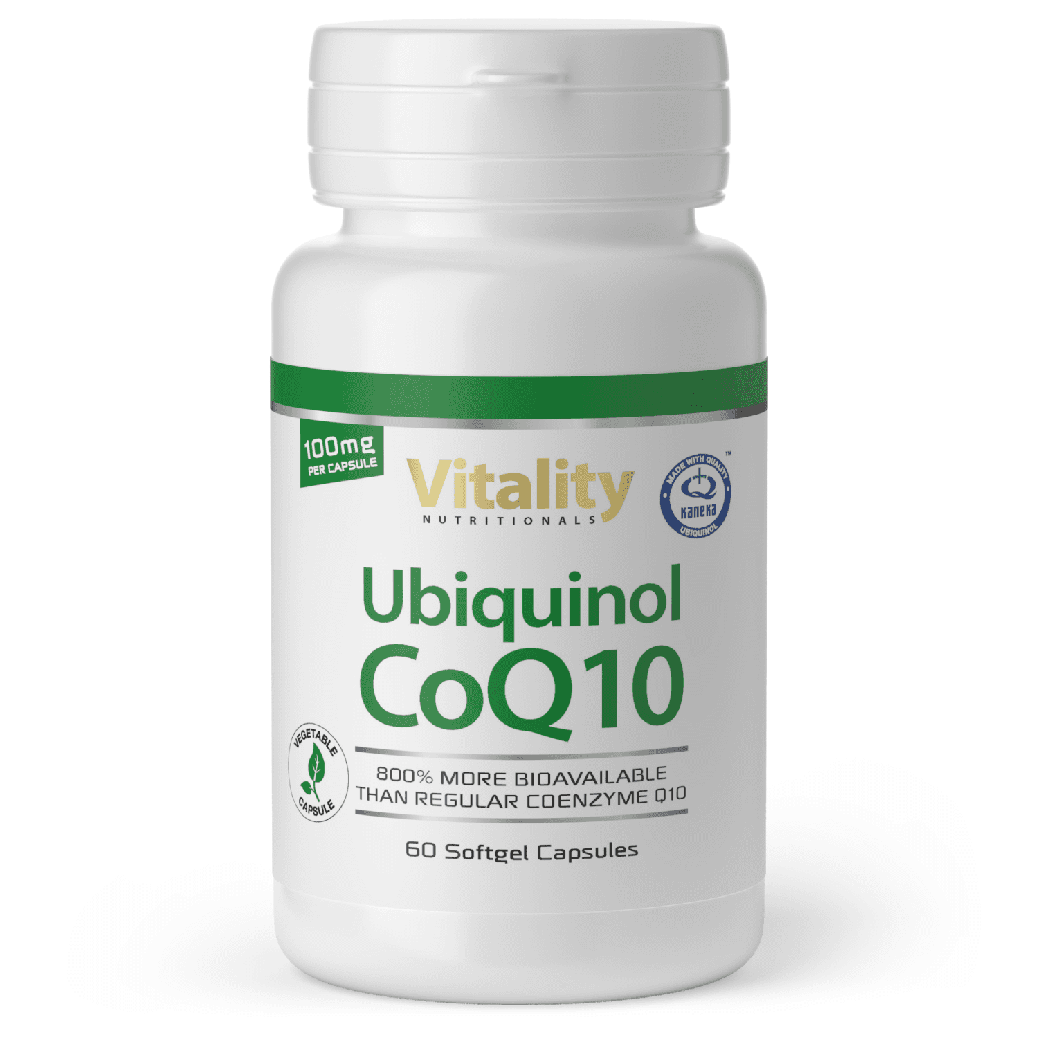 Ubiquinol CoQ10 100mg - 60 capsules