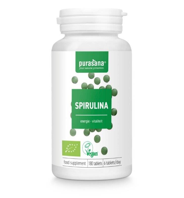 Spirulina 500 mg 180 tablets Organic 