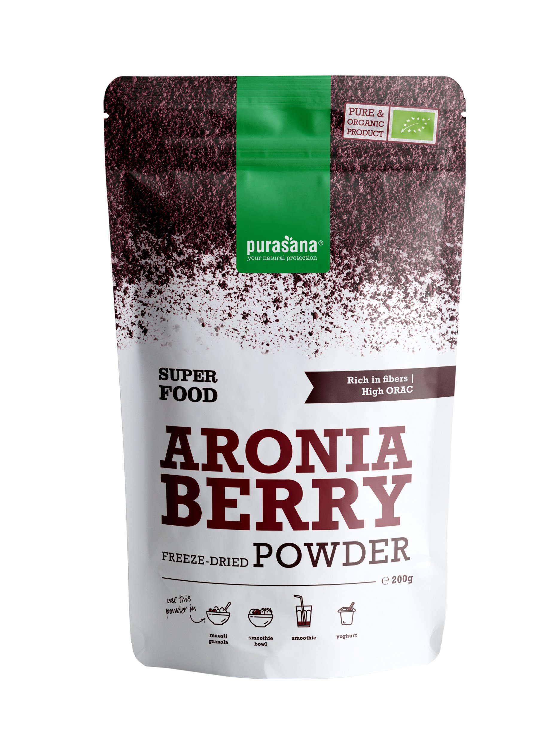 Veganes Bio Aronia Pulver