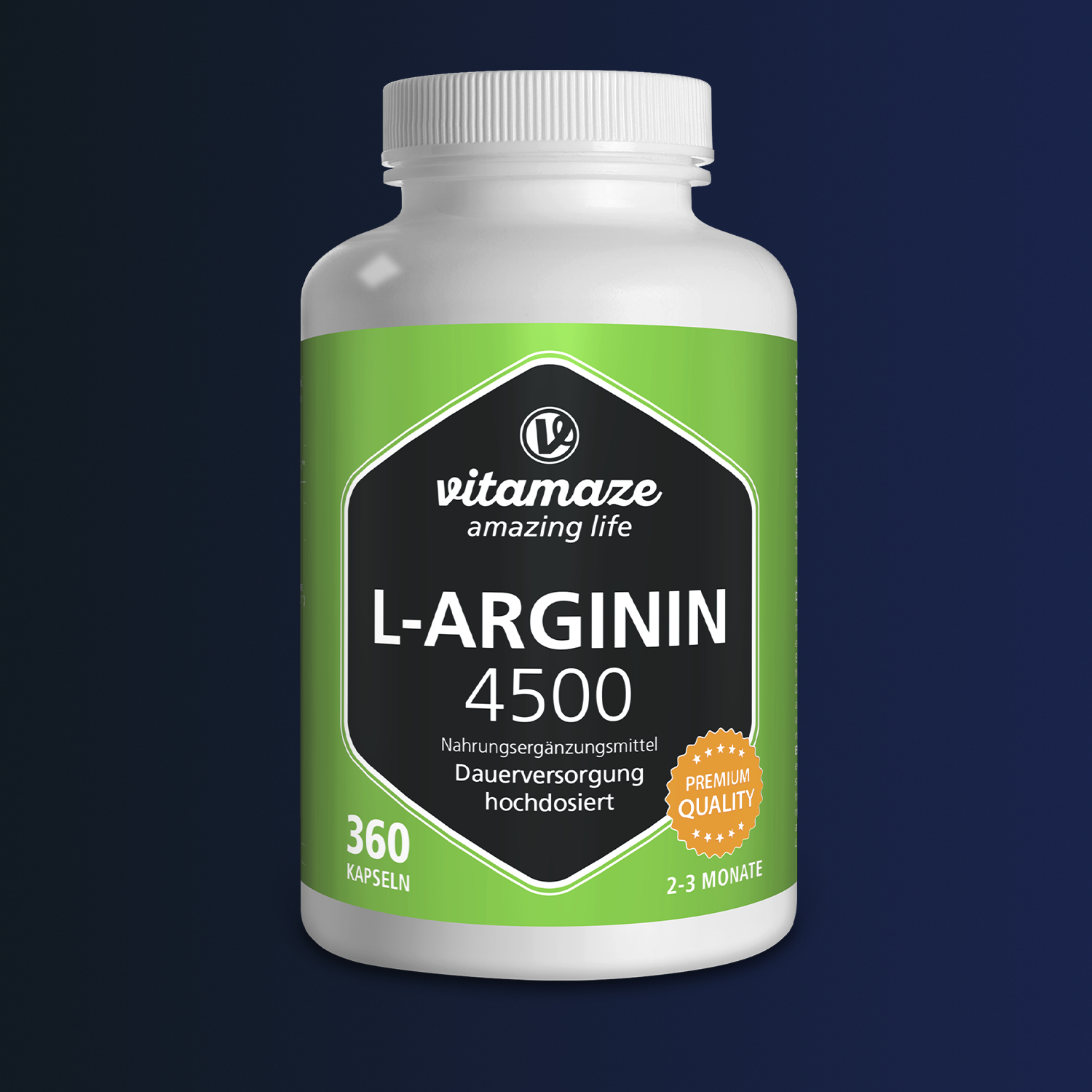 L-Arginina ad alto dosaggio 4500 mg