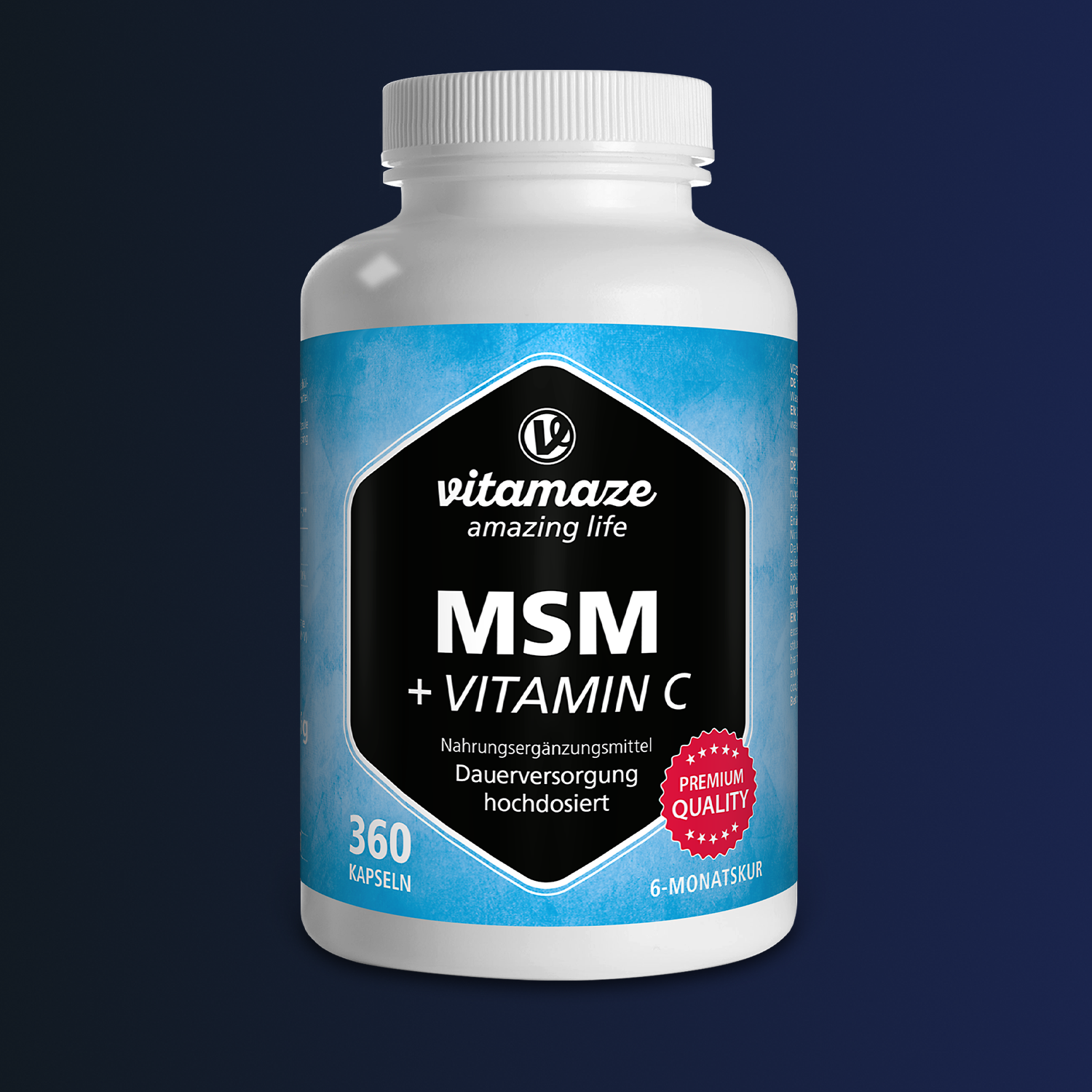 MSM ad alto dosaggio + Vitamina C