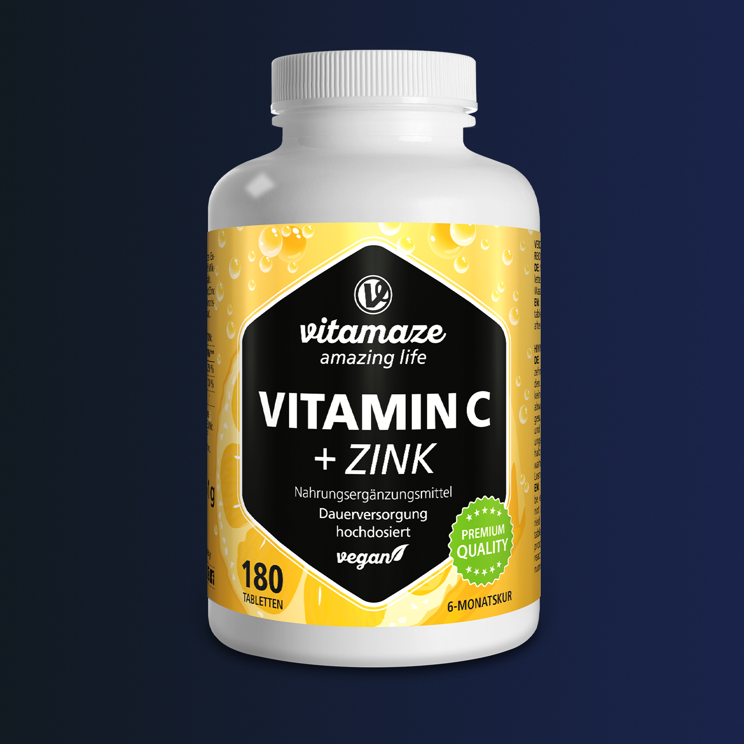 Vitamina C ad alto dosaggio + zinco