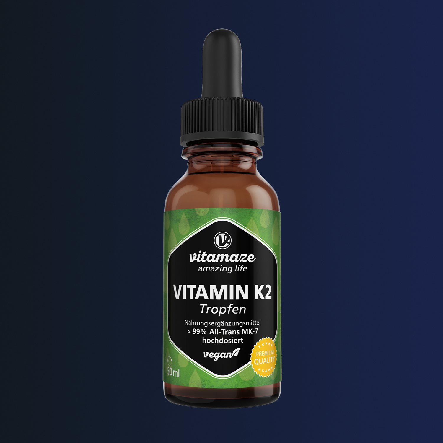 Gocce Di Vitamina K2 MK7 - 20 µG Per Goccia Vegana-image