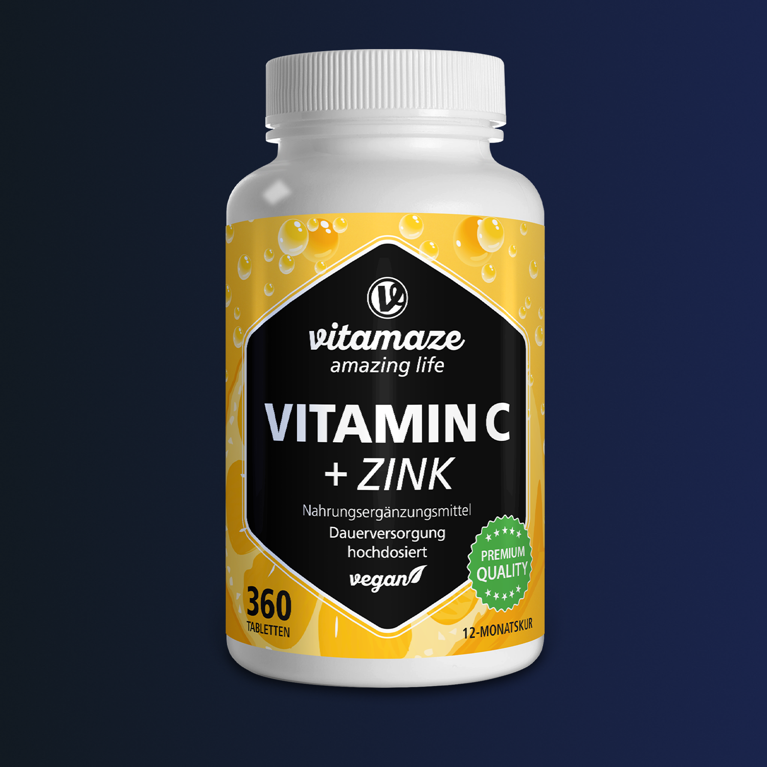 Vitamina C ad alto dosaggio + zinco