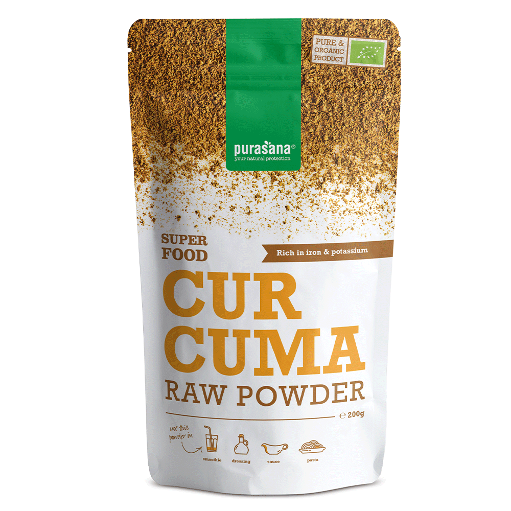 Curcuma raw powder
