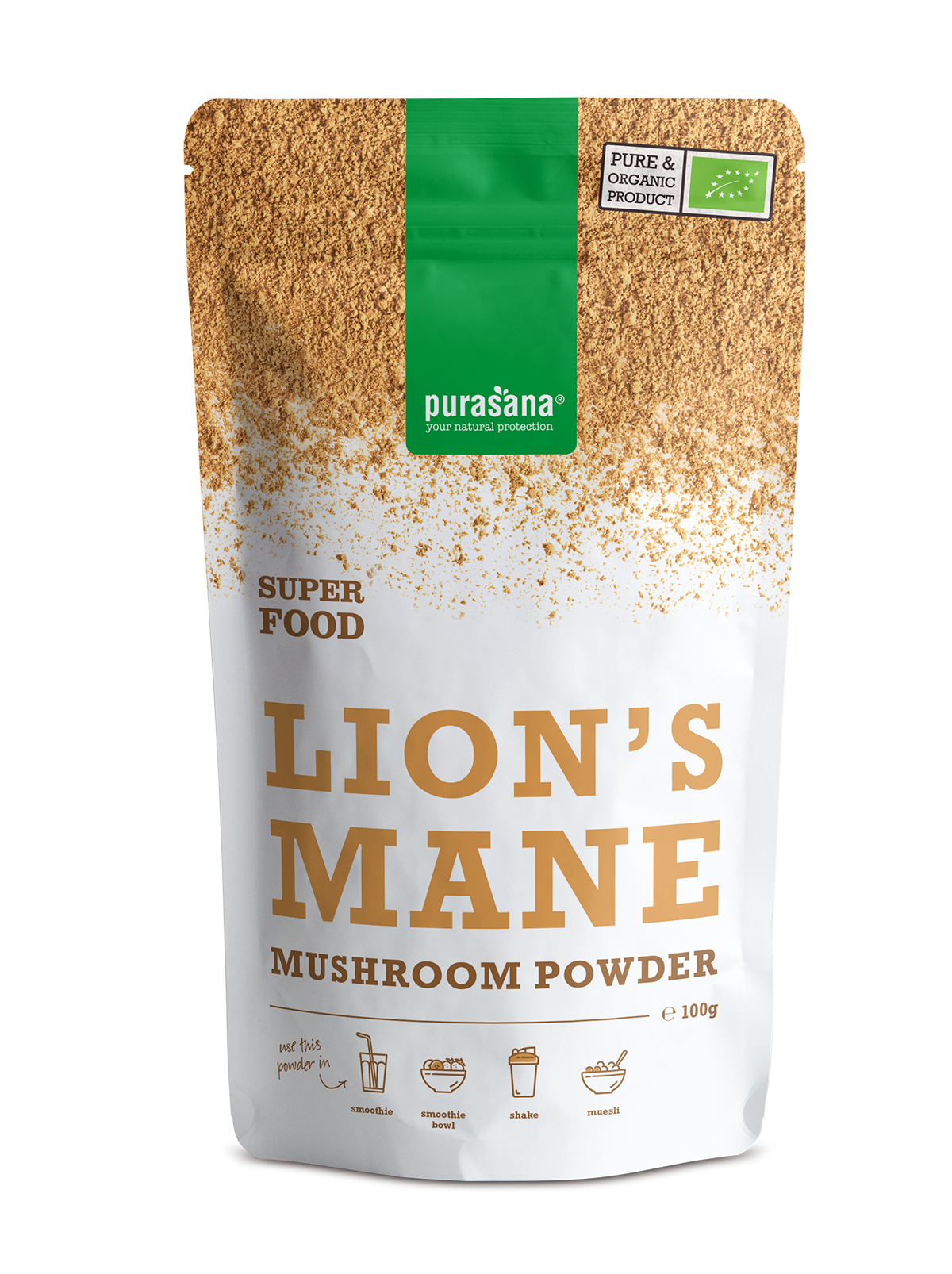 Veganes Lion's Mane Pulver Bio