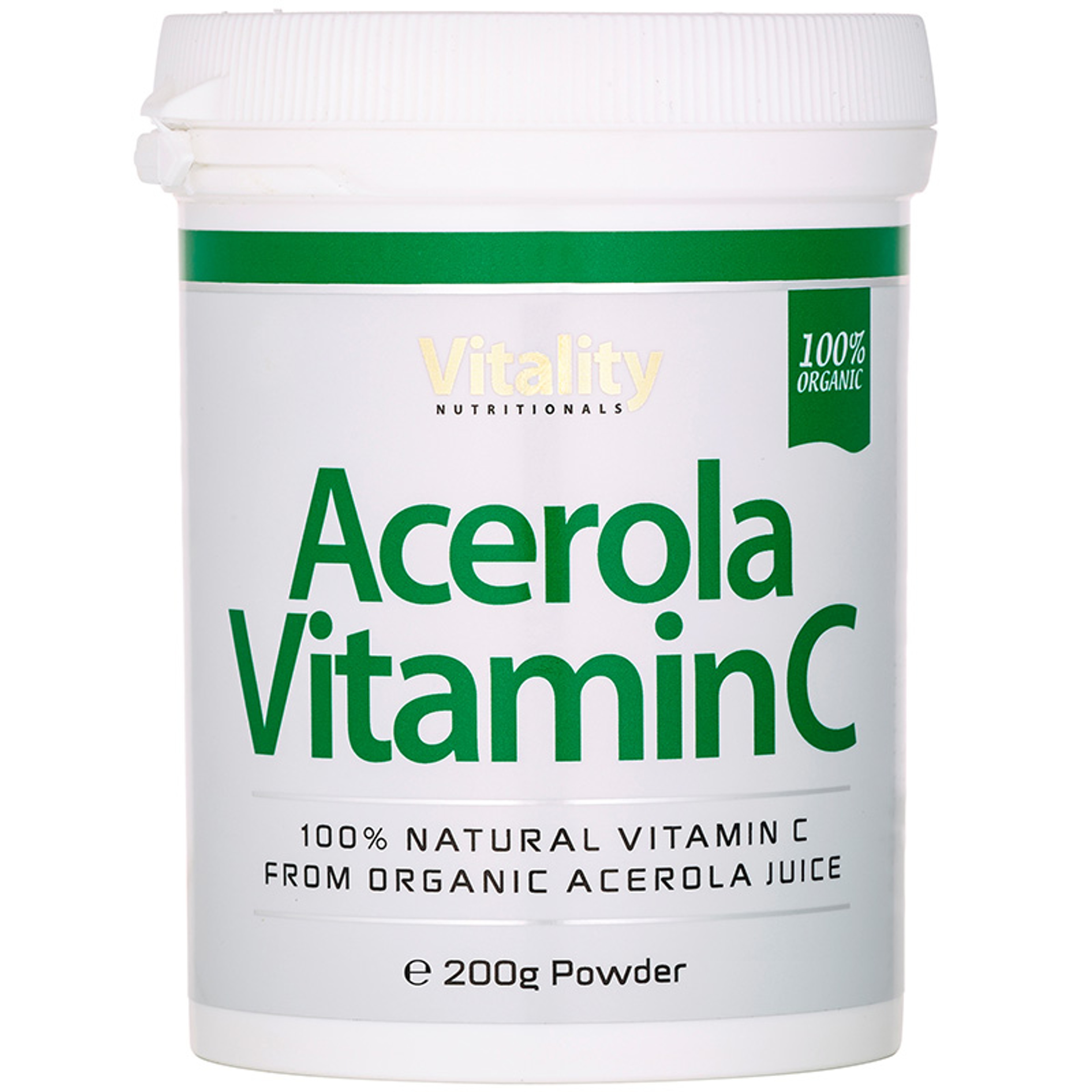 Acerola Vitamin C Organic Powder - 200 g Powder
