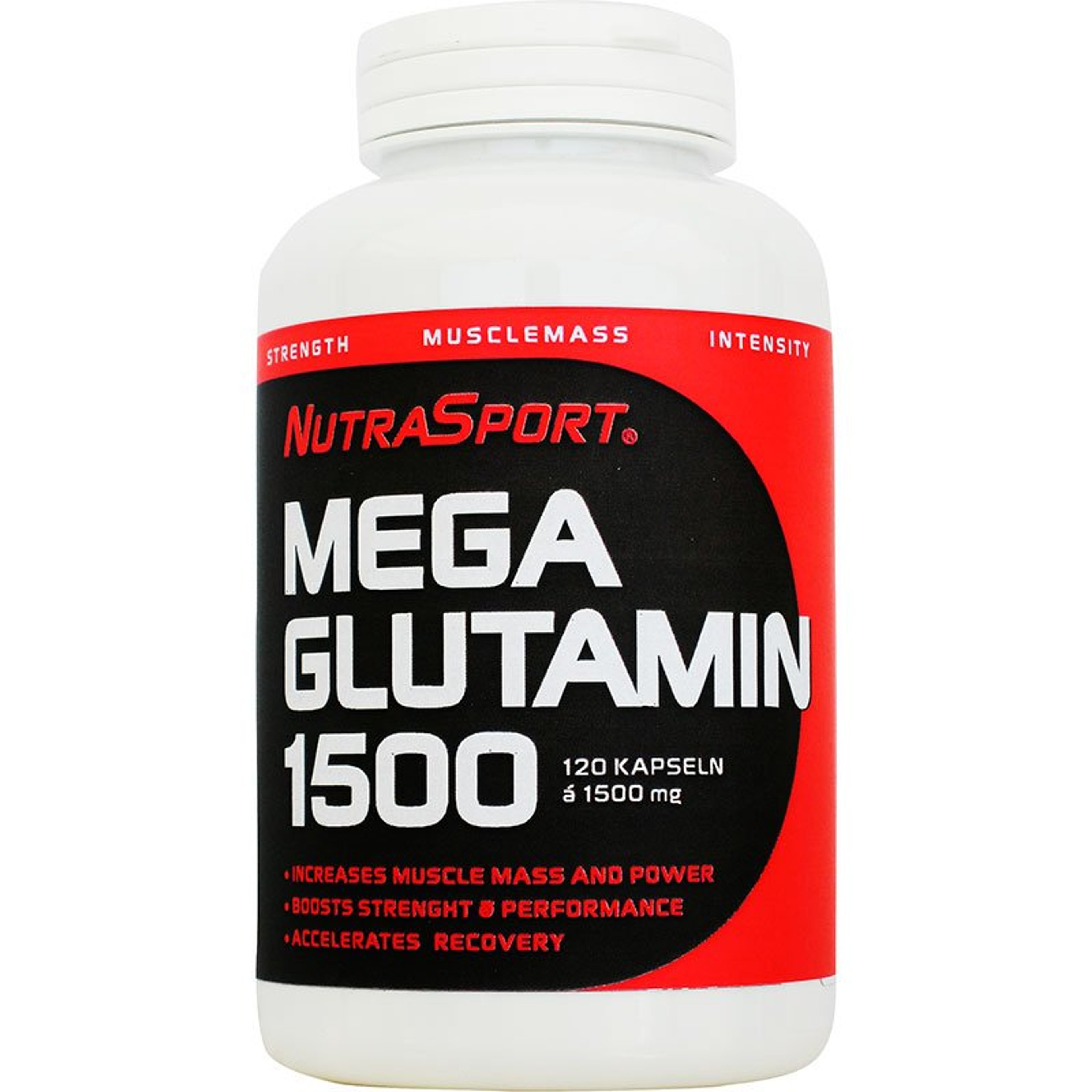 Mega Glutamin 1500 - 120  Capsules