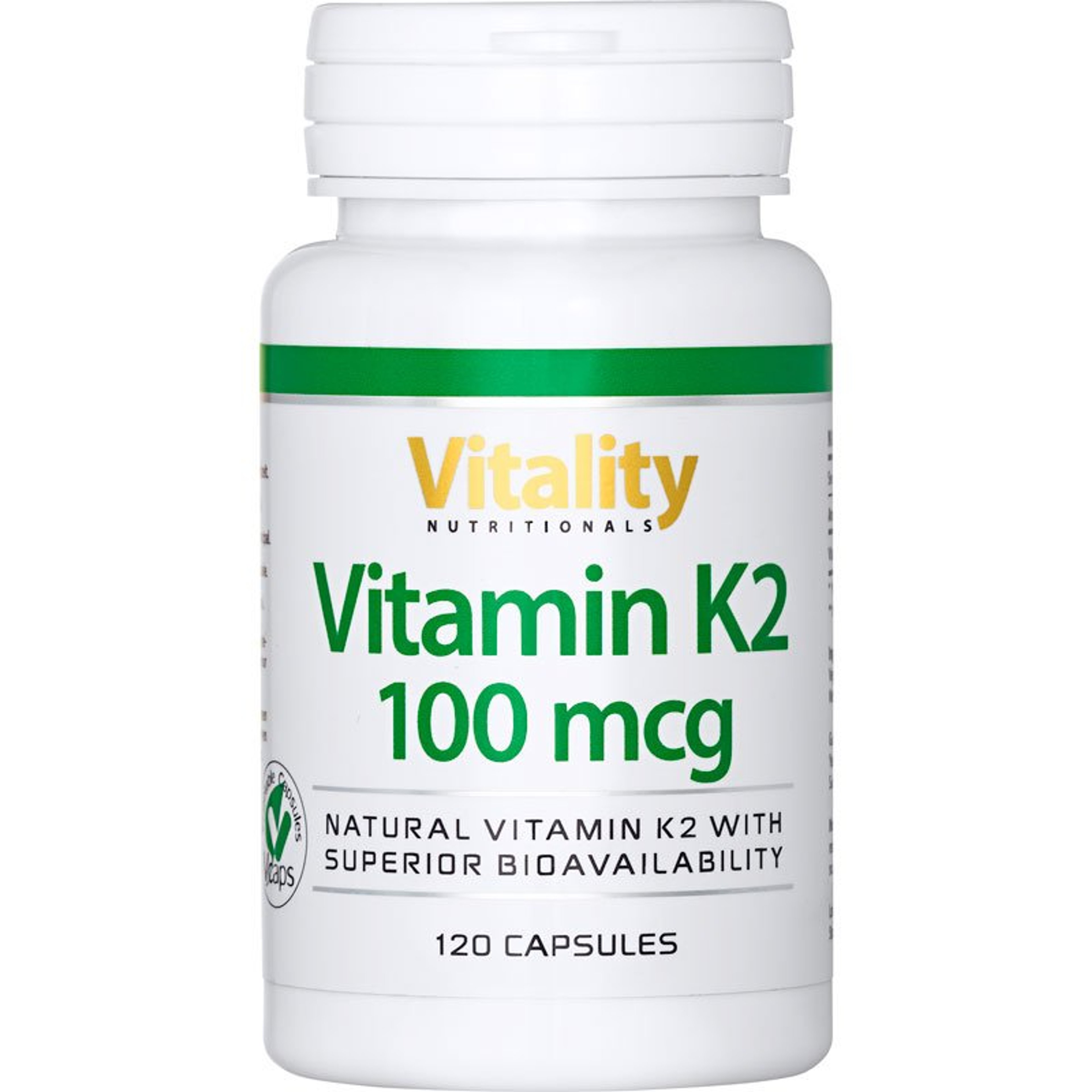 Vitamin K2 100 mcg - 120  Capsules