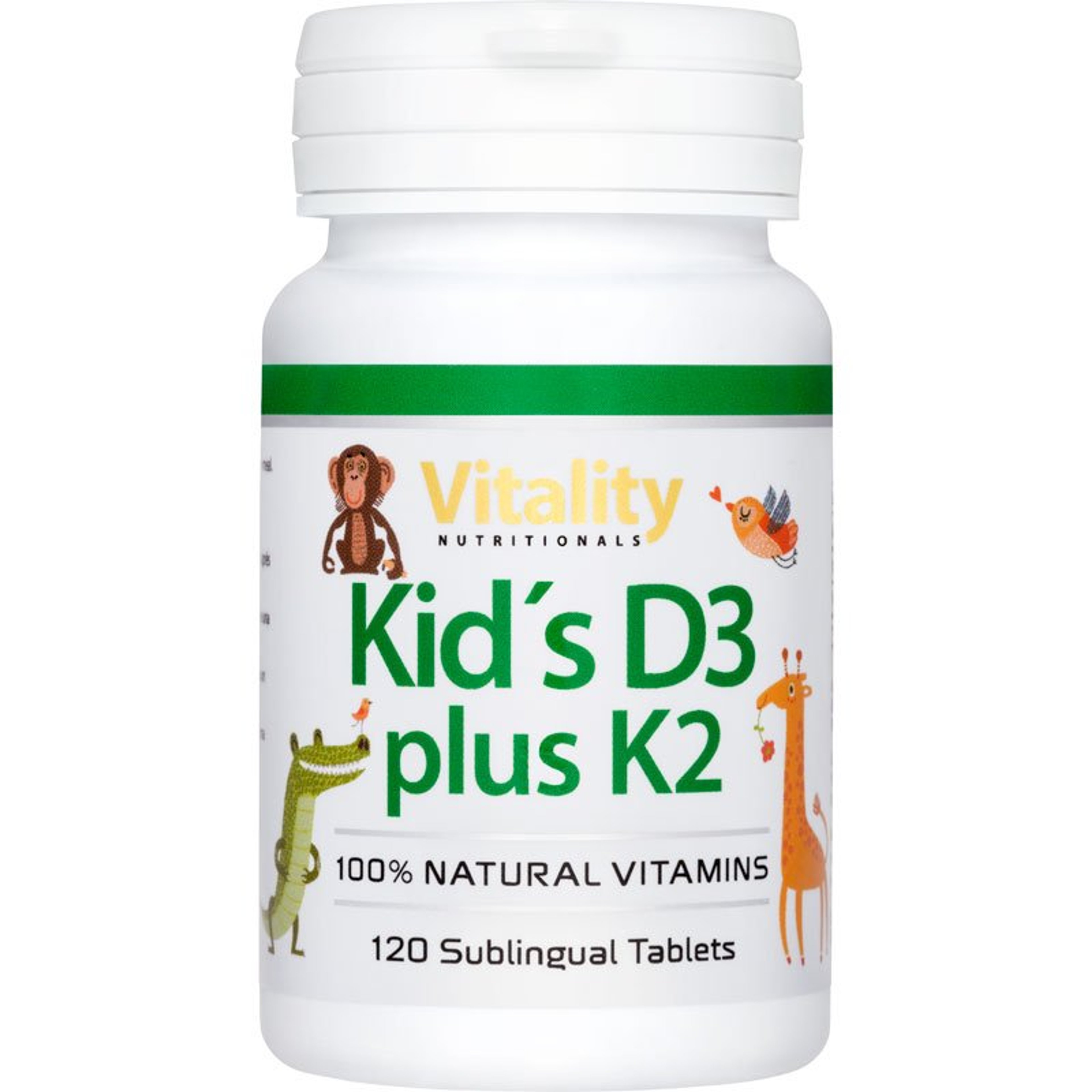 Kids Vitamin D3 plus K2 - 120  Sublingual Tablets