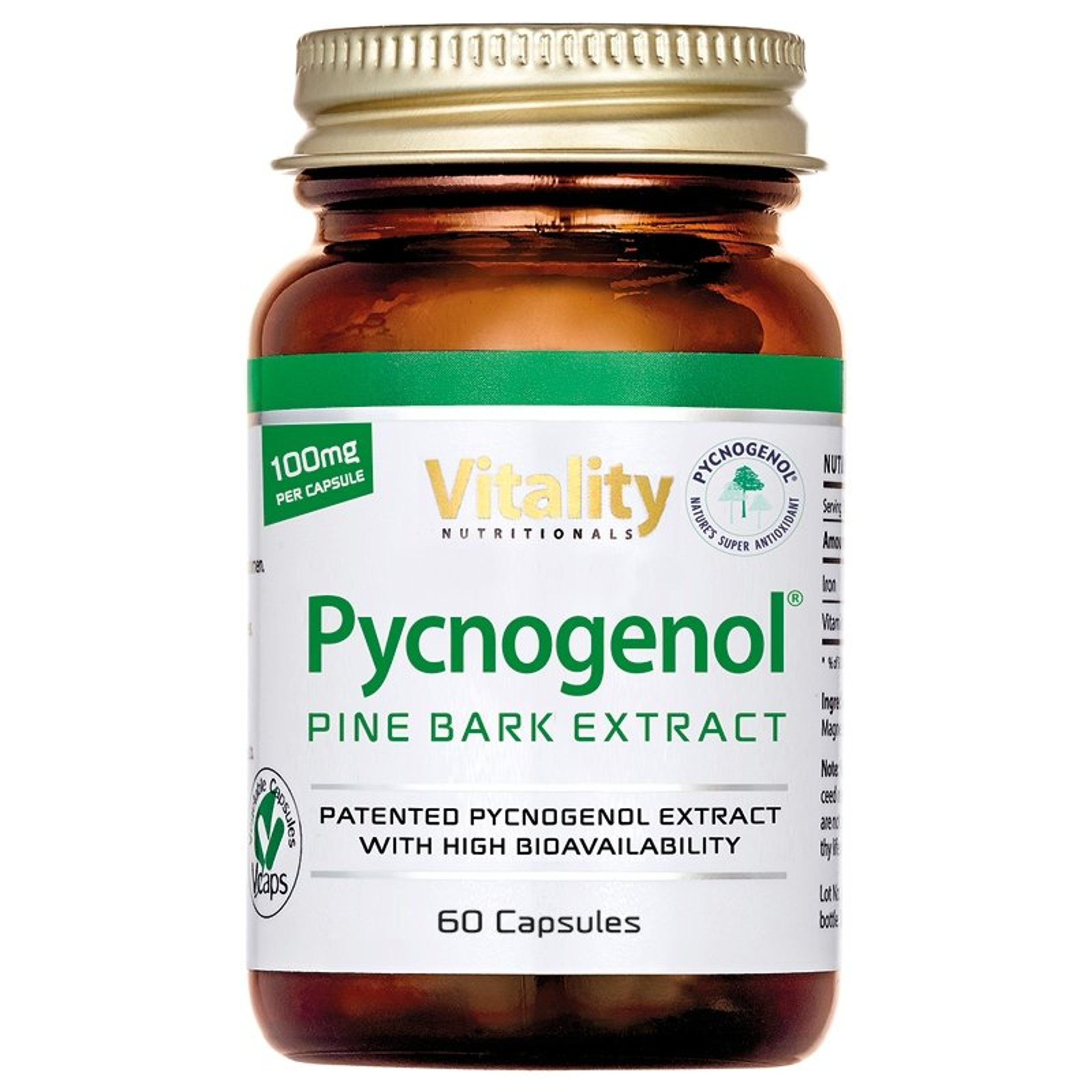 Pycnogenol 100mg - 60  Capsules