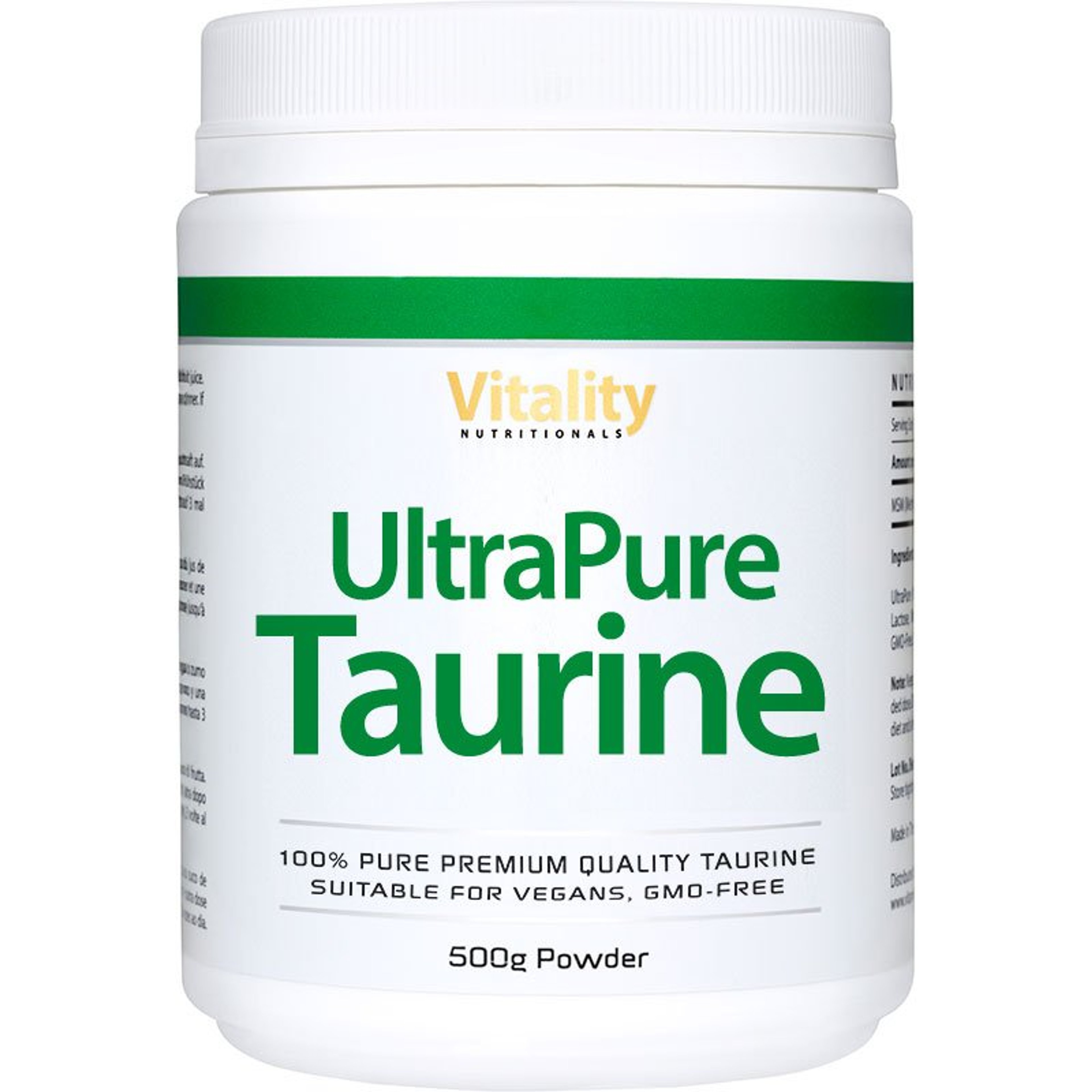 UltraPure Taurine Powder - 500 g Powder
