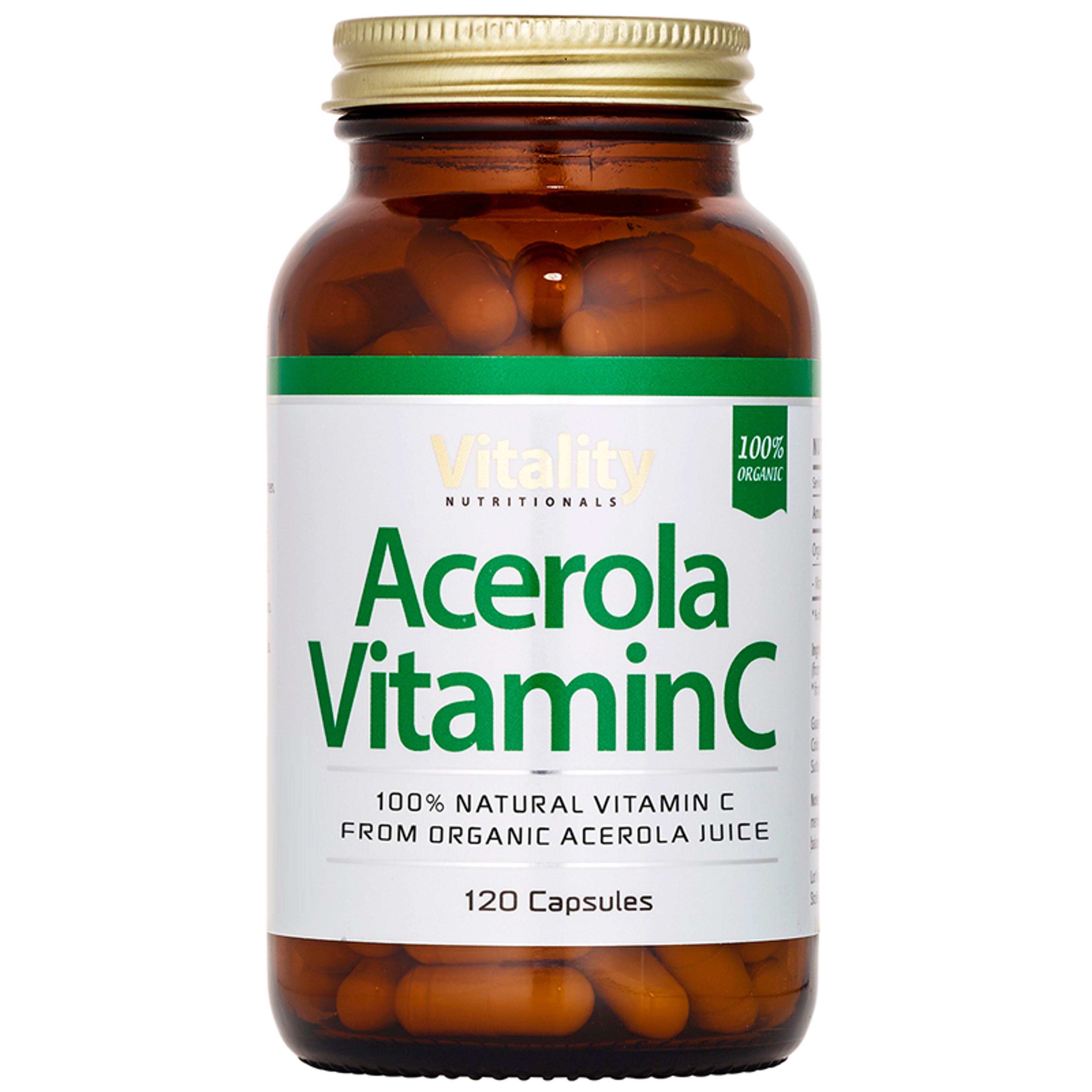 Acerola Vitamin C Bio - 120  Capsules