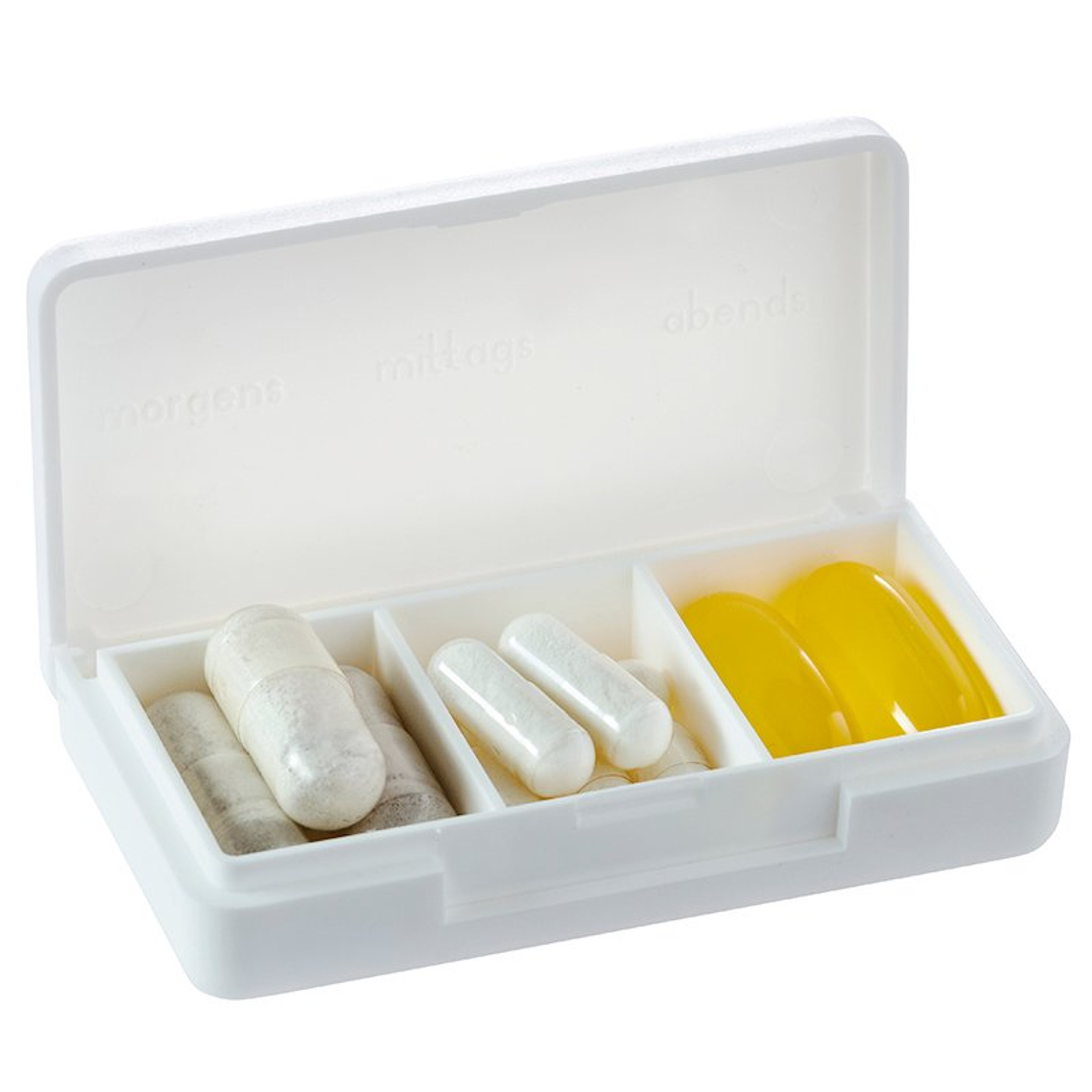 Pill Box with 3 compartments -  