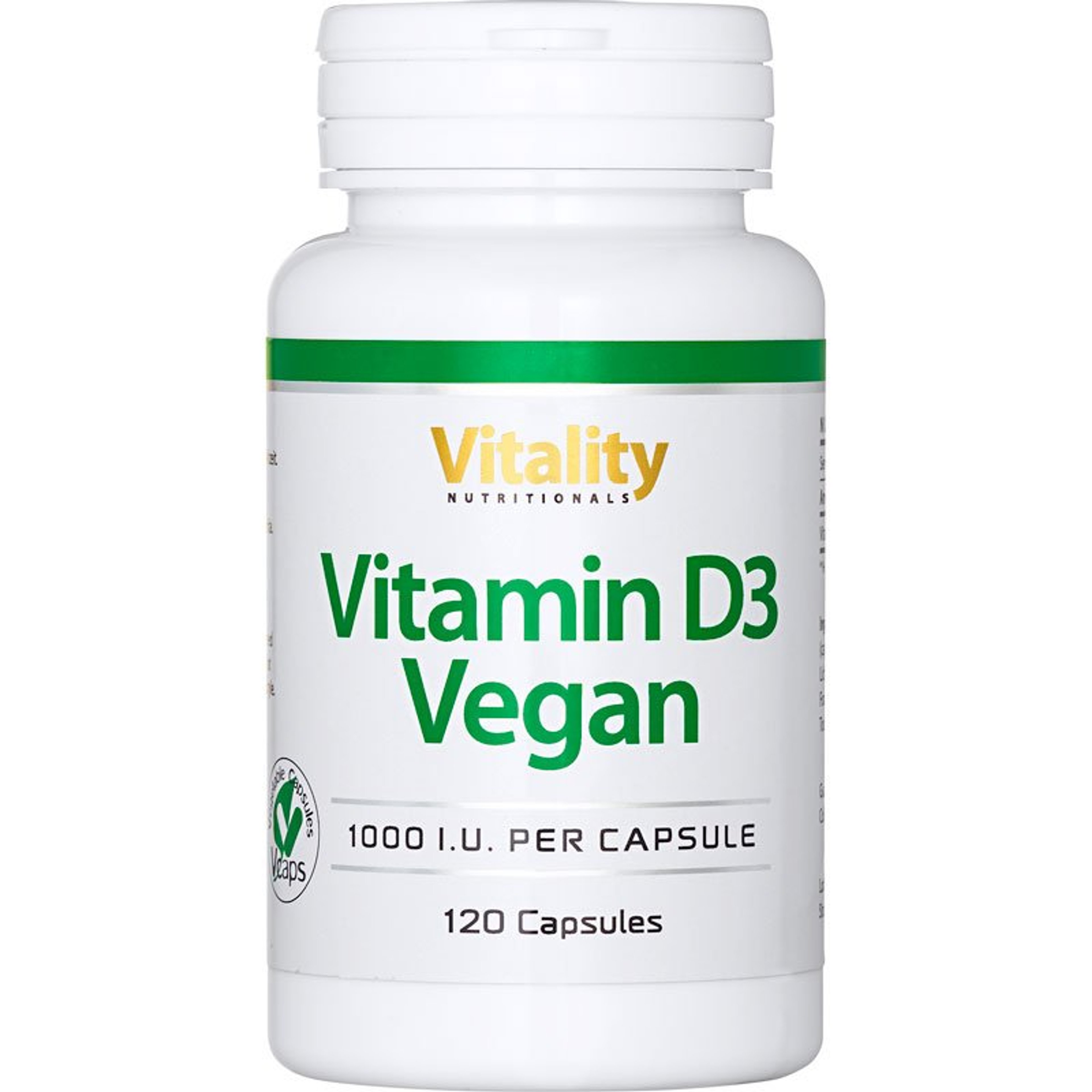Vitamin D3 Vegan 1000 IU - 120  Capsules