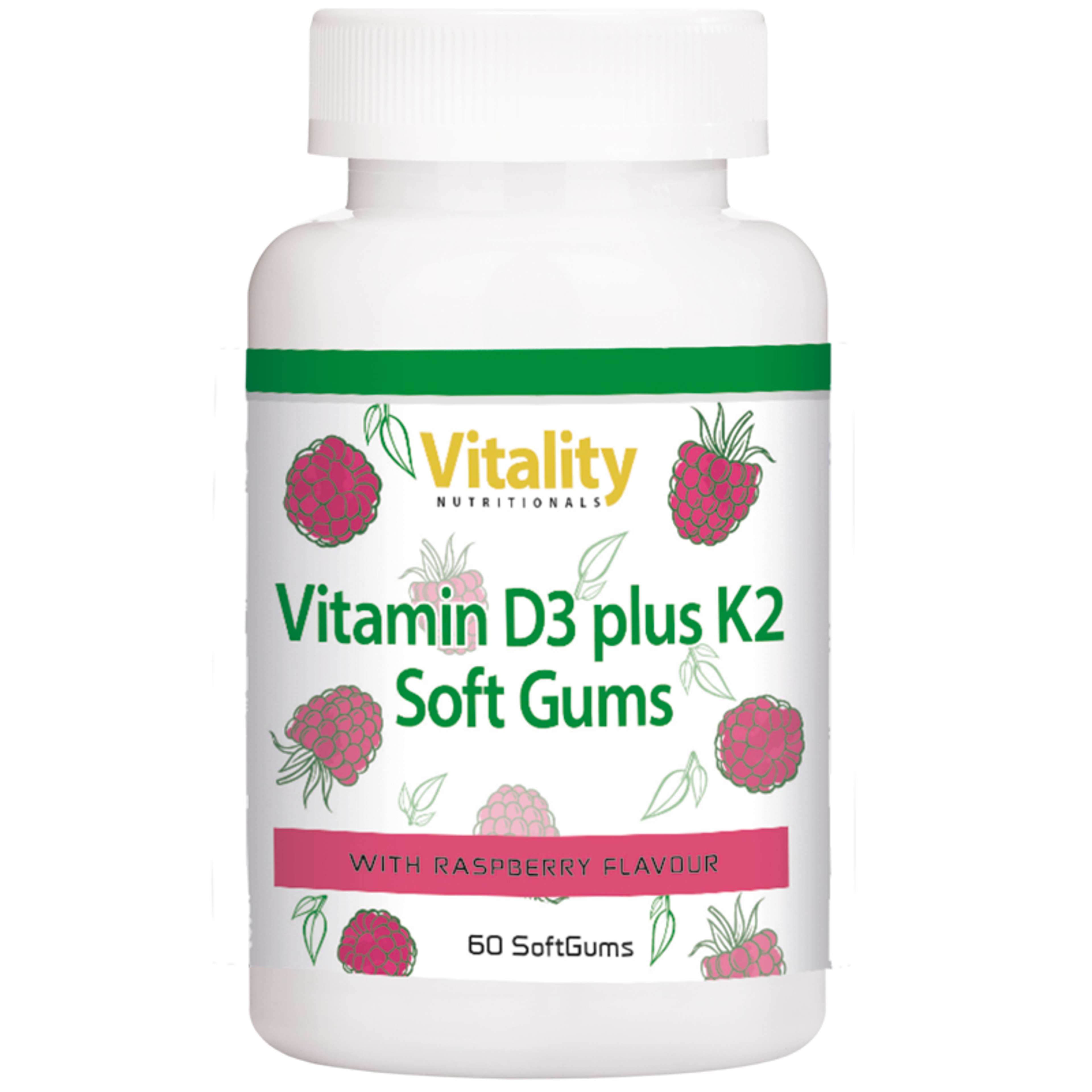 Vitamin D3 plus K2 Gummies - 60 